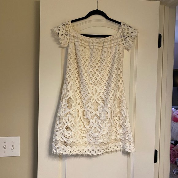 White Lace Dress - Picture 3 of 3